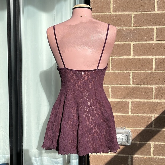 COPY - VINTAGE lace babydoll lingerie slip dress - Picture 8 of 13